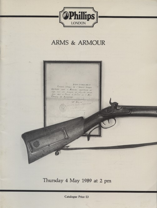 Phillips May 1989 Arms & Armour inc. Japanese Swords, Firearms, Edged Weapons