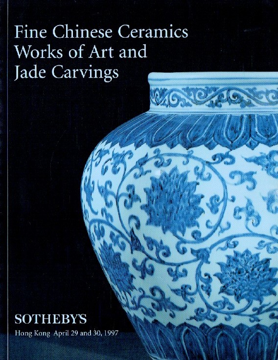 Sothebys April 1997 Fine Chinese Ceramics, Works of art (Digital Only)