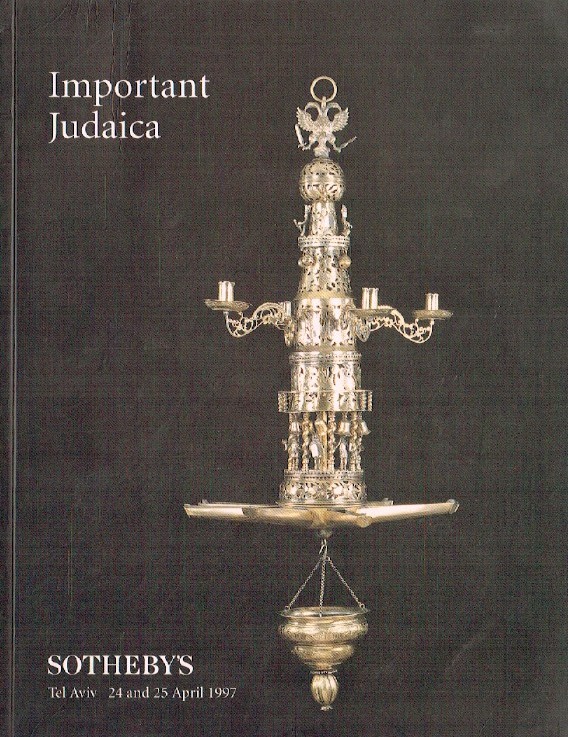 Sothebys April 1997 Important Judaica (Digital Only)