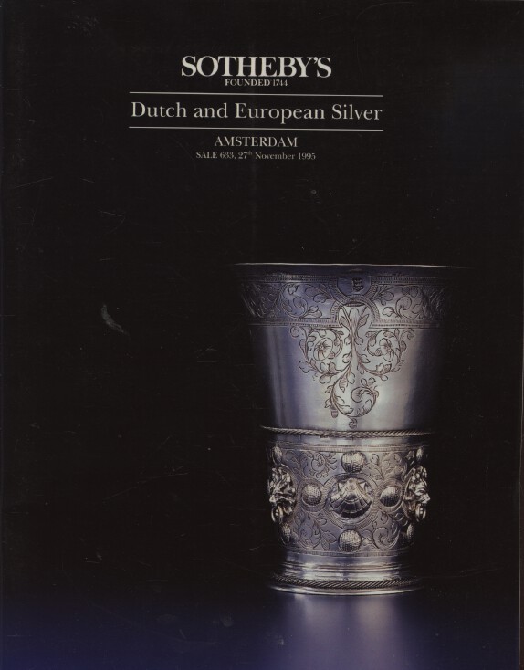 Sothebys November 1995 Dutch and European Silver (Digital Only)