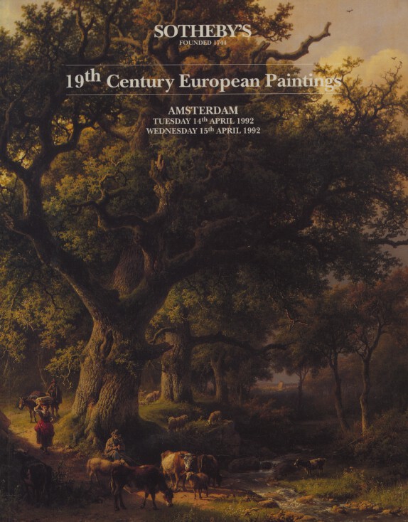 Sothebys April 1992 19th Century European Paintings