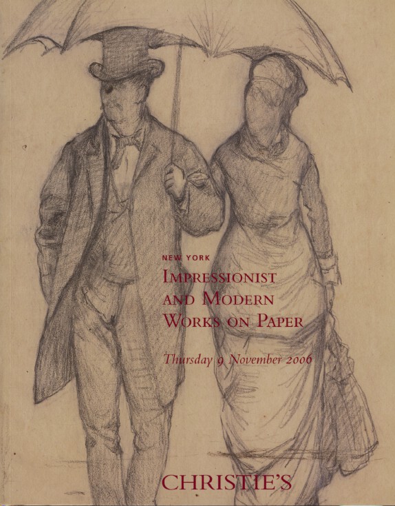 Christies November 2006 Impressionist and Modern Works on Paper