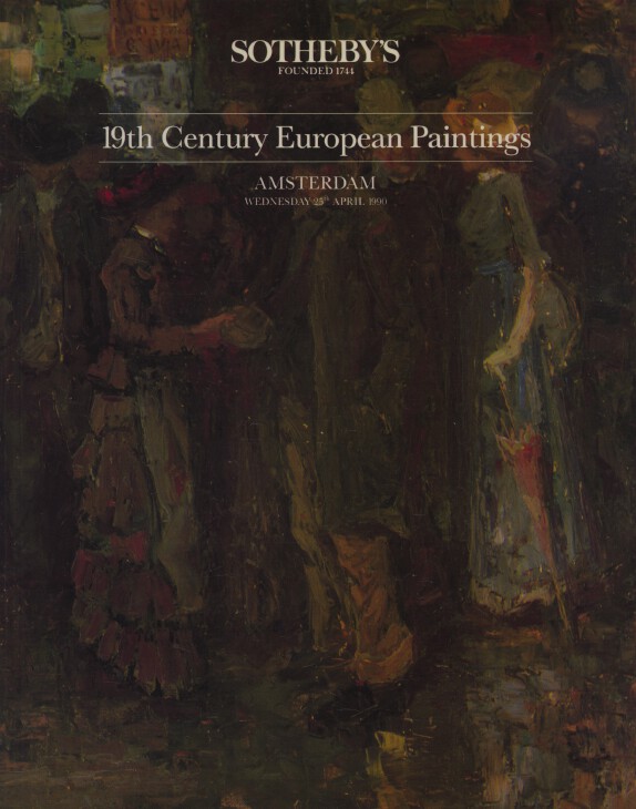 Sothebys April 1990 19th Century European Paintings