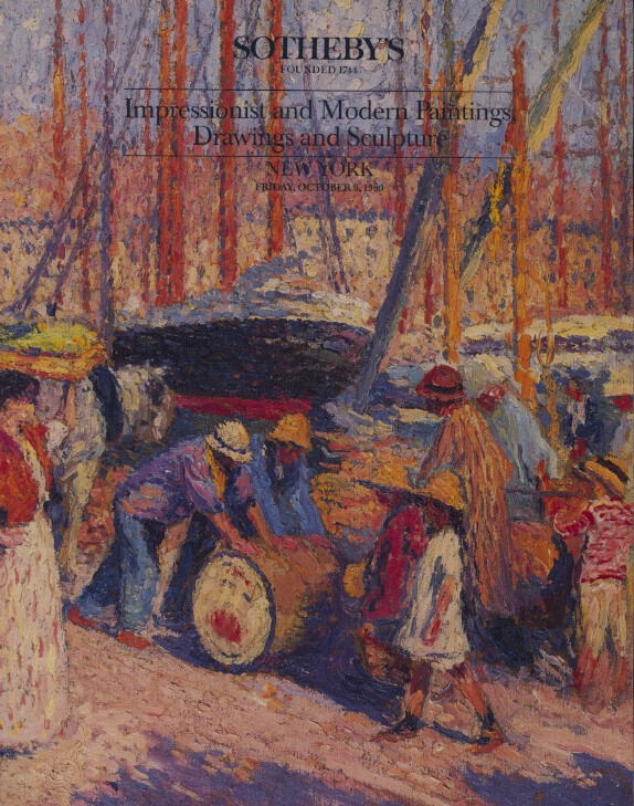 Sothebys October 1989 Impressionist & Modern Paintings, Drawings & Sculpture