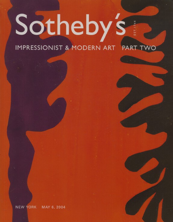 Sothebys May 2004 Impressionist & Modern Art Part Two