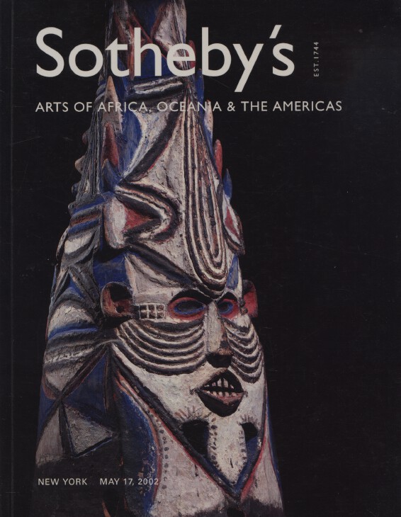 Sothebys May 2002 Arts of Africa, Oceania & The Americas (Digital only)