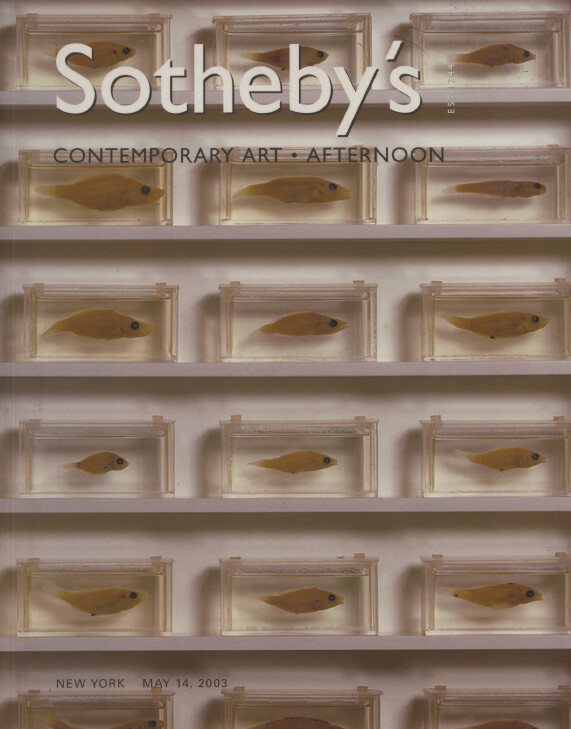 Sothebys May 2003 Contemporary Art