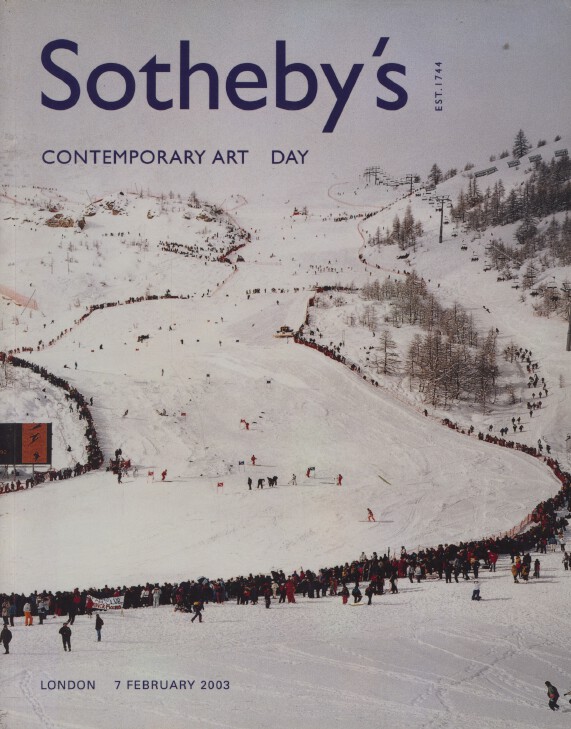 Sothebys February 2003 Contemporary Art