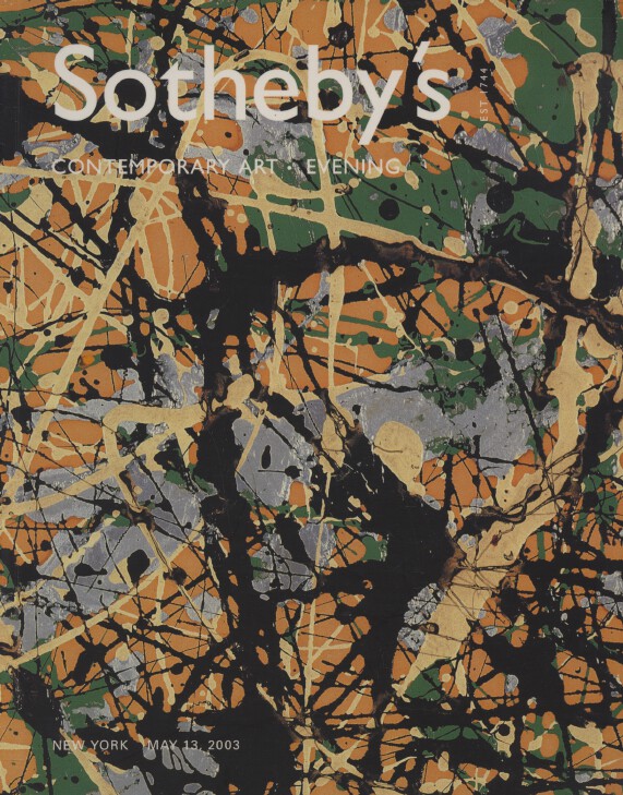 Sothebys May 2003 Contemporary Art