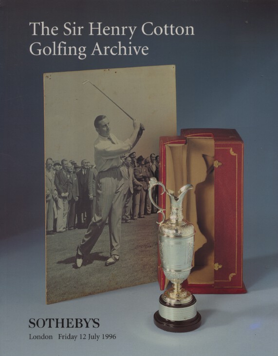 Sothebys July 1996 The Sir Henry Cotton Golfing Archive (Digital Only)