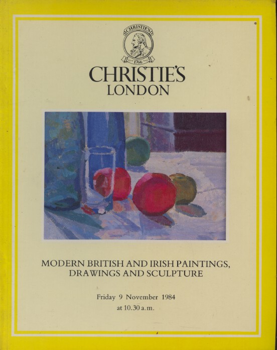 Christies November 1984 Modern British & Irish Paintings, Drawings & Sculpture