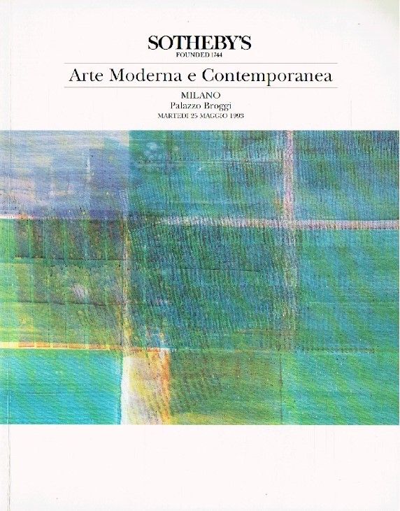 Sothebys May 1993 Modern and Contemporary Art