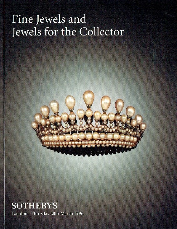 Sothebys March 1996 Fine Jewels and Jewels for The Collector (Digital Only)