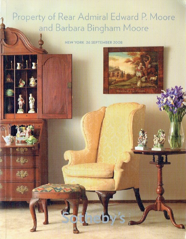 Sothebys September 2008 Property of Rear Admiral Edward & Barbara Bingham Moore