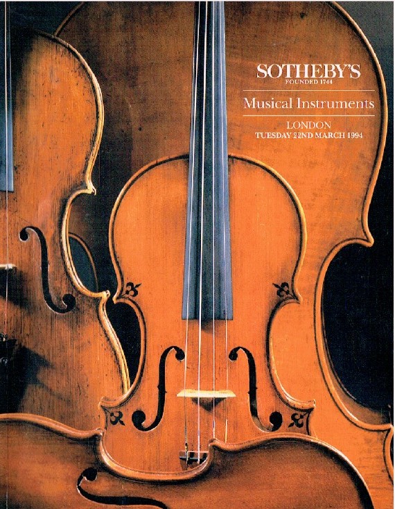 Sothebys March 1994 Musical Instruments (Digital Only)