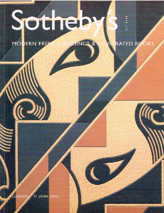 Sothebys June 2002 Modern French Bindings and Illustrated Books (Digital only)