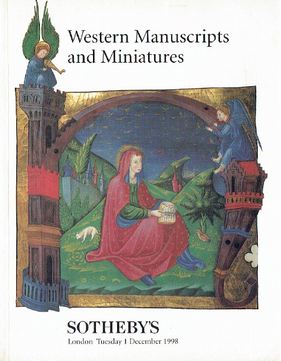 Sothebys December 1998 Western Manuscripts and Miniatures