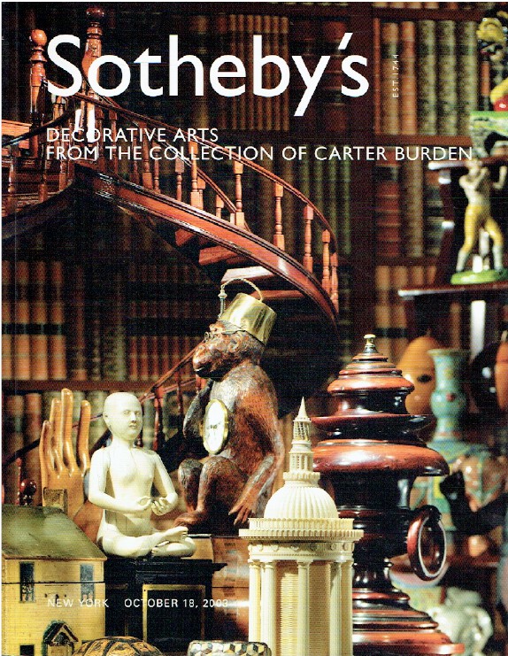 Sothebys October 2003 Decorative Arts from The Collection of Carter Burden