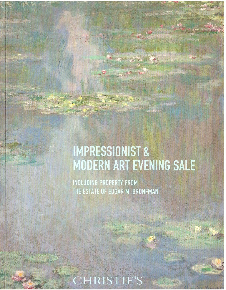 Christies May 2014 Impressionist & Modern Art - Including Edgar M. Bronfman