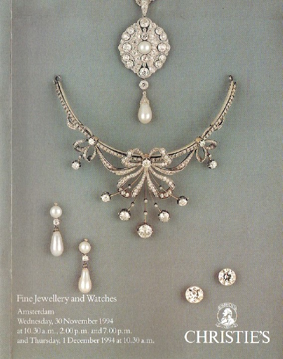 Christies November, December 1994 Fine Jewellery and Watches