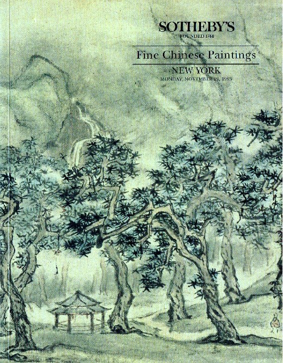 Sothebys November 1993 Fine Chinese Paintings