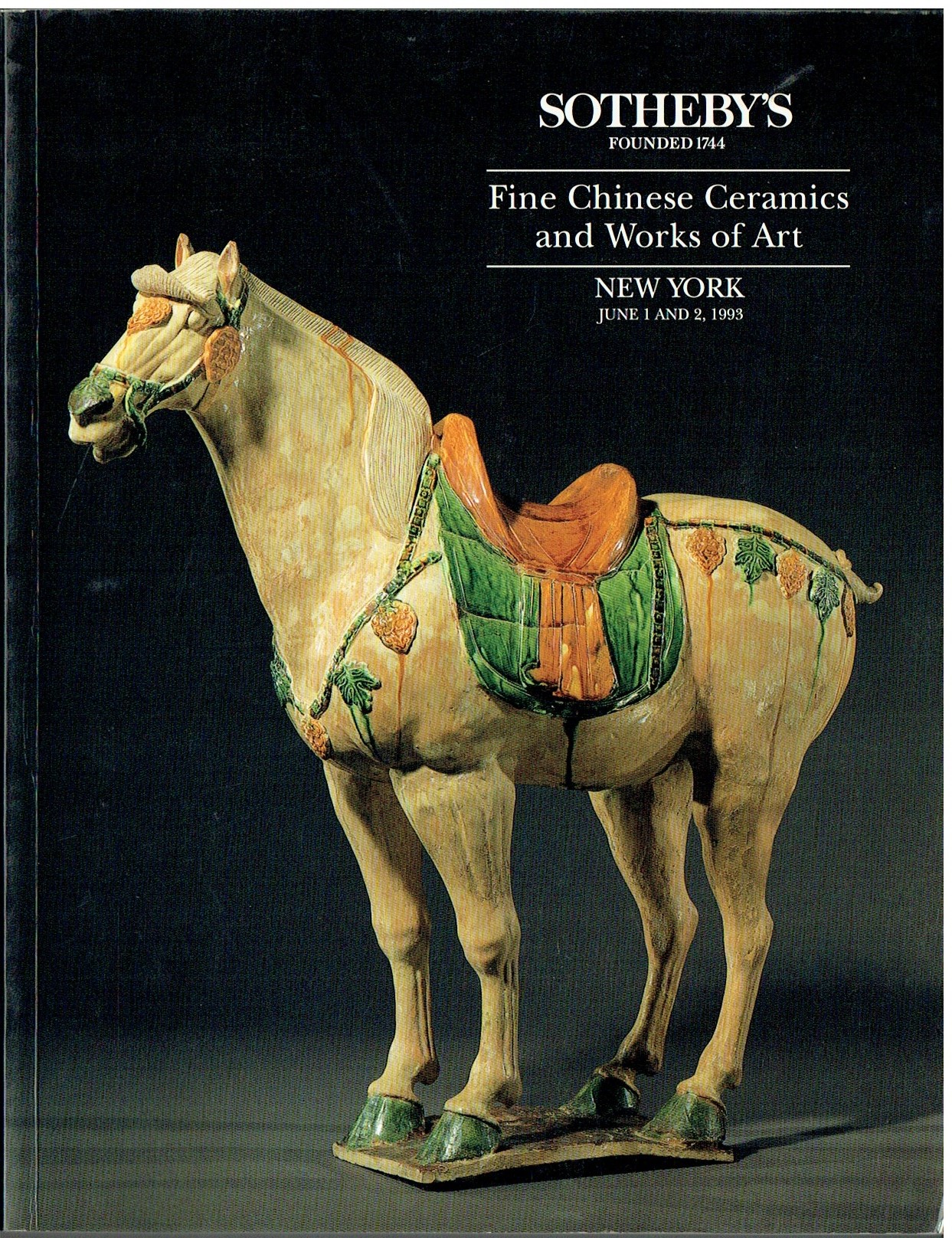 Sothebys June 1993 Fine Chinese Ceramics & Works of Art (Digital only)