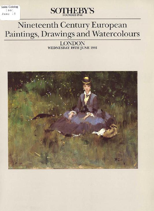 Sothebys June 1991 Nineteenth Century European Paintings, Drawing (Digital Only