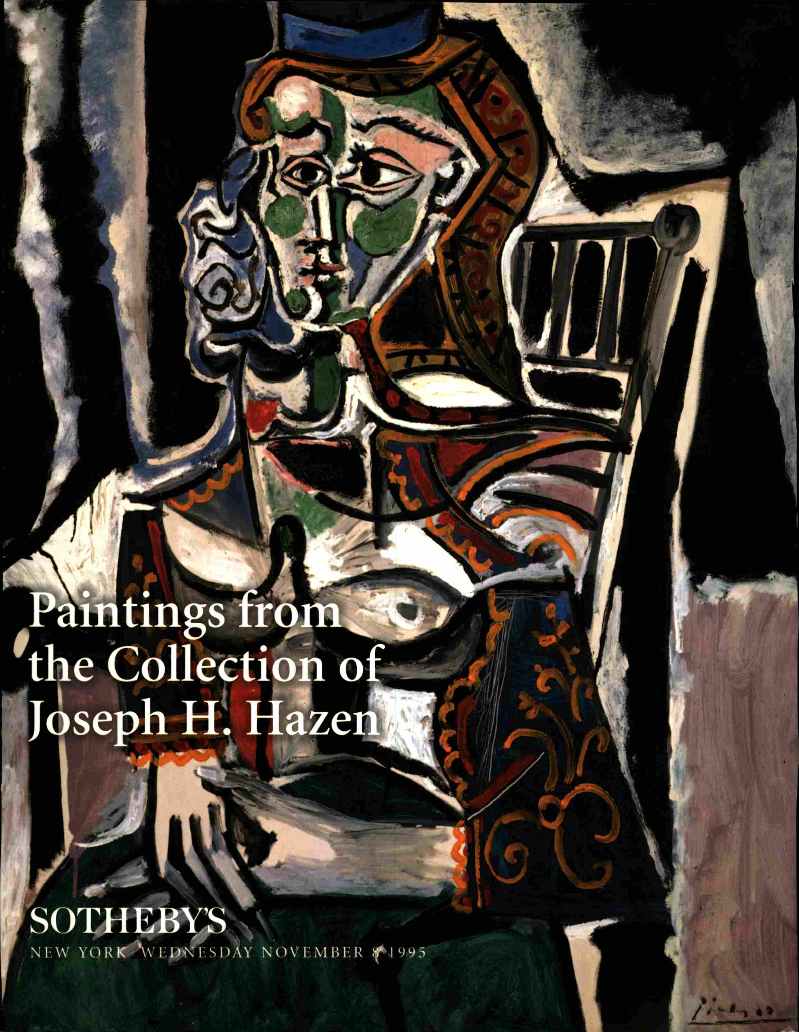 Sothebys November 1995 Paintings from the Collection of Joseph H (Digital Only)