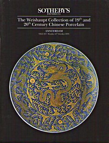 Sothebys October 1995 Weishaupt Collection 19 & 20th C Chinese etc(Digital Only)