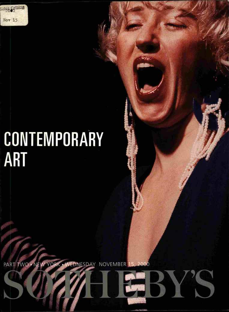 Sothebys November 2000 Contemporary Art - Part 2 (Digital Only)