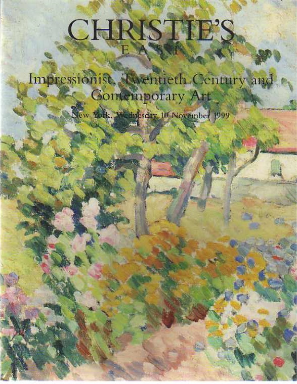 Christies November 1999 Impressionist, 20th Century & Contempora (Digital Only)