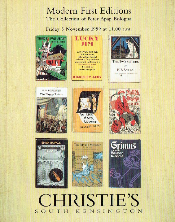 Christies November 1999 Modern First Editions the Collection of (Digital Only)