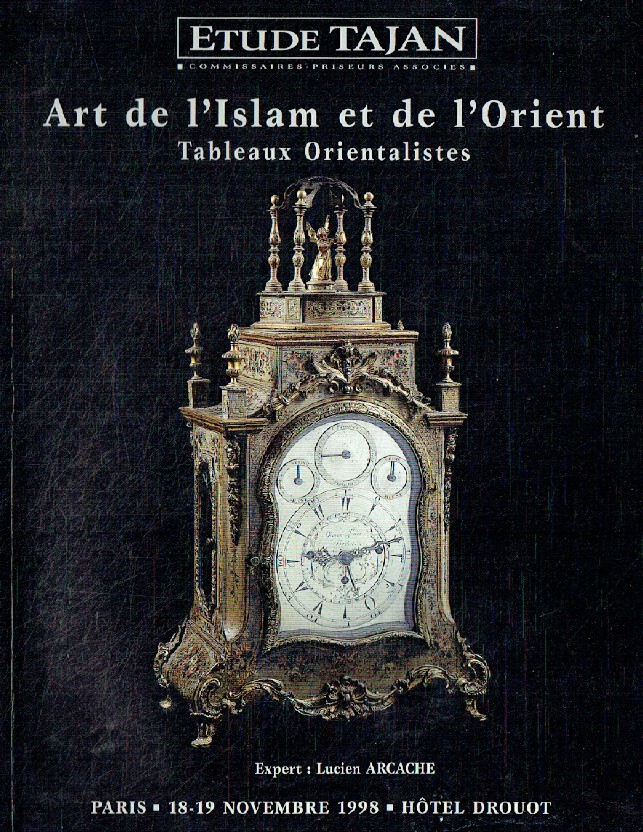 Etude Tajan 1998 Islamic & Oriental Art, Orientalist Paintings Etude Tajan 1998 Islamic & Oriental Art, Orientalist Paintings