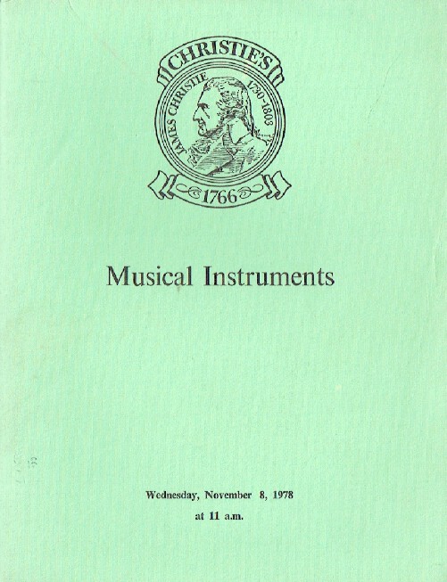 Christies 1978 Musical Instruments