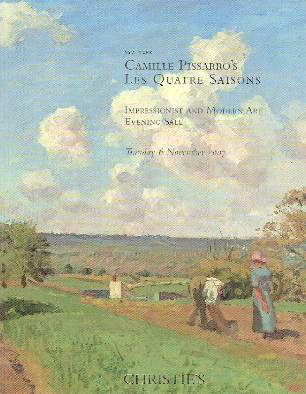 Christies November 2007 Camille Pissarro's The Four Seasons