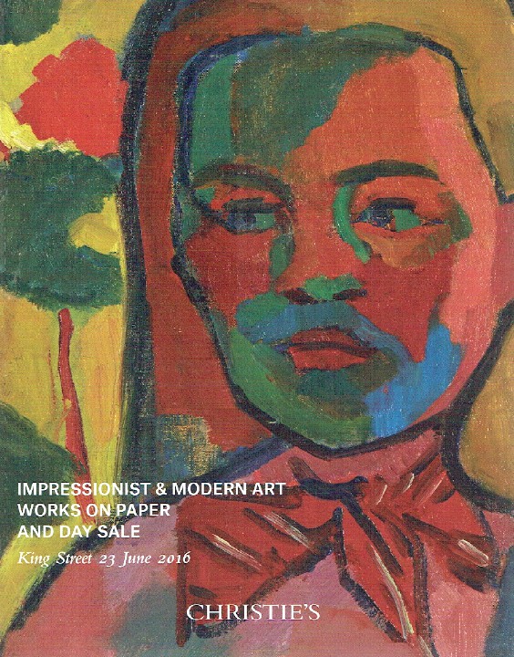 Christies June 2016 Impressionist & Modern Art Works on Paper and Day Sale