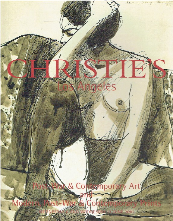 Christies June 2001 Modern, Post-War & Contemporary Art (Digital Only)