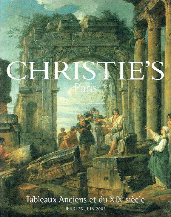 Christies June 2003 Old Master & 19th Century Paintings