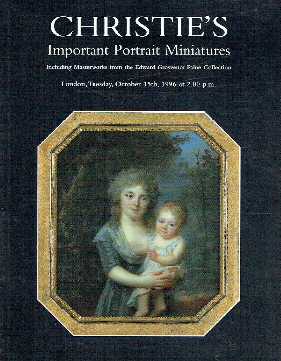 Christies October 1996 Important Portrait Miniatures - Paine - Fountaine