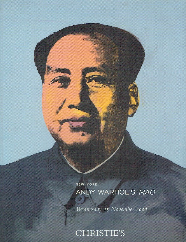 Christies November 2006 Andy Warhol's Mao