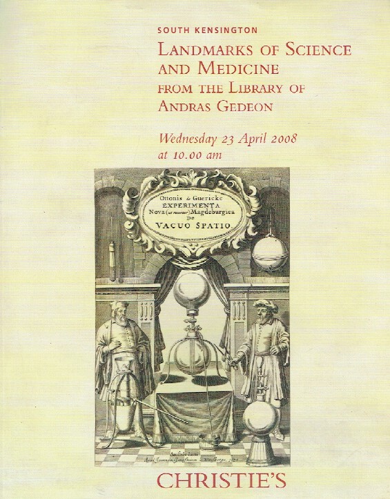 Christies April 2008 Library of Andras Gedeon of Science & Medicine