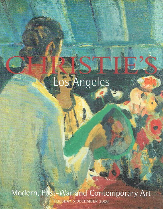 Christies December 2000 Modern, Post-War and Contemporary Art