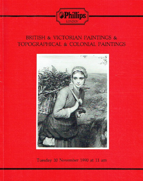 Phillips November 1990 British,Victorian Paintings, Topographical & Colonial