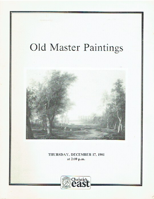 Christies December 1981 Old Master Paintings