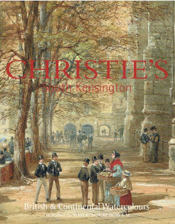 Christies March 2004 British and Continental Watercolours