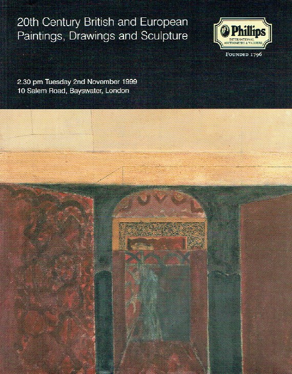 Phillips November 1999 20th C British & European Paintings and Sculpture