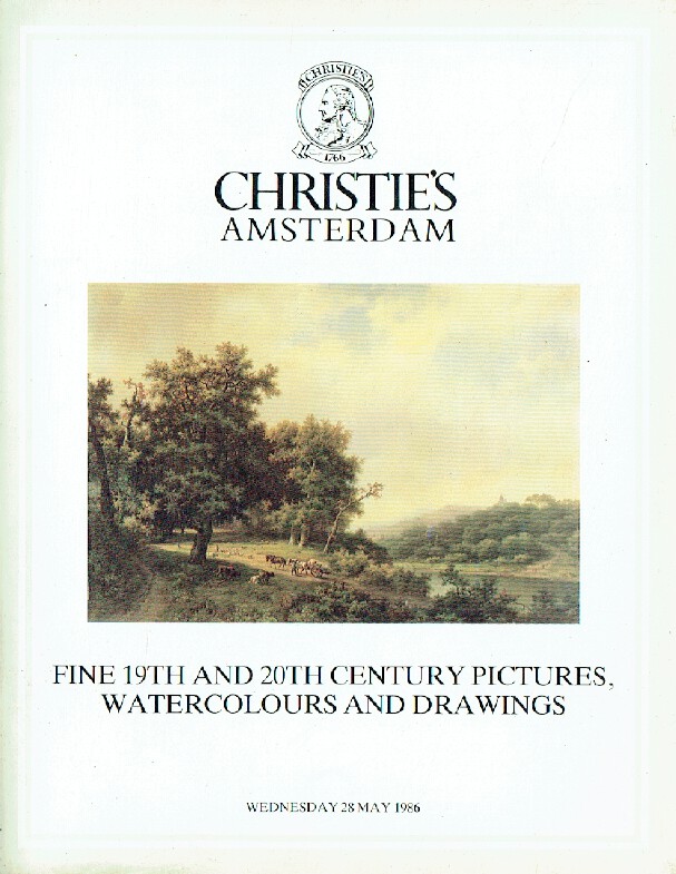 Christies May 1986 Fine 19th & 20th Century Pictures, Watercolours and Drawings