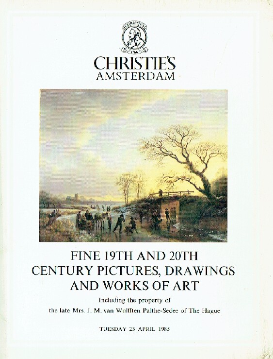 Christies April 1985 Fine 19th & 20th Century Pictures, Drawings & Works of Art