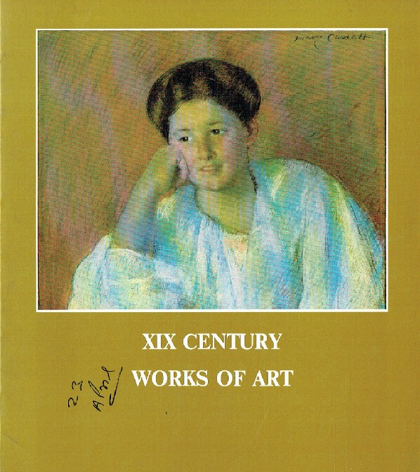 Pascal de Sarthe Gallery May 1986 19th Century Works of Art