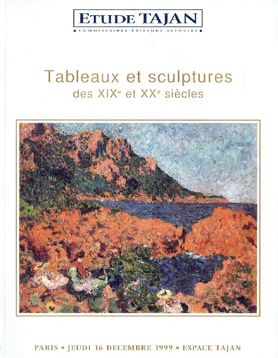 Etude Tajan December 1999 19th & 20th Century Paintings & Sculptures